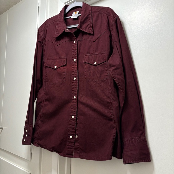 Carhartt women’s shacket - wine colored - size XL - Picture 1 of 8